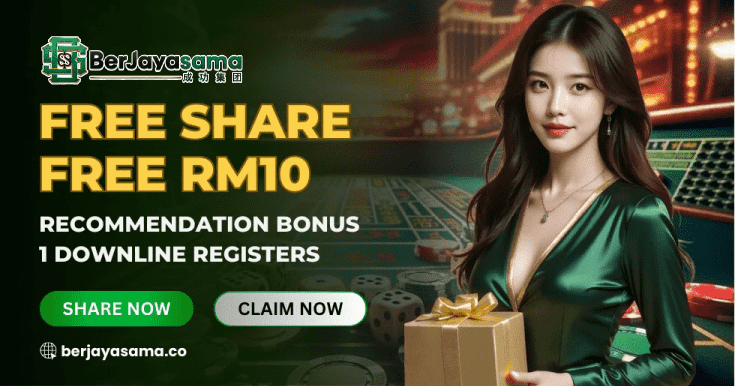 Free Share Free RM10 — Recommendation Bonus